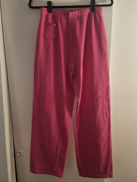 Kim Rogers Pants - Kim Rogers Women's Hot Pink Elastic Waist Lounge Pants